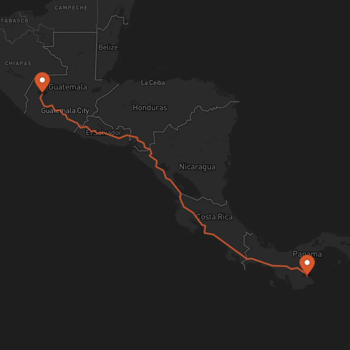 Ruta Las Tablas - Huehuetenango