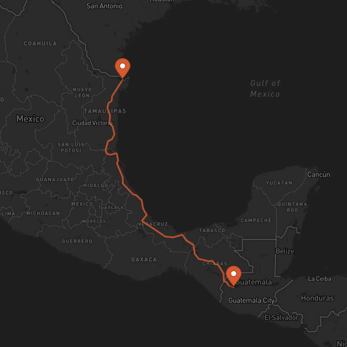 Ruta Huehuetenango - Matamoros