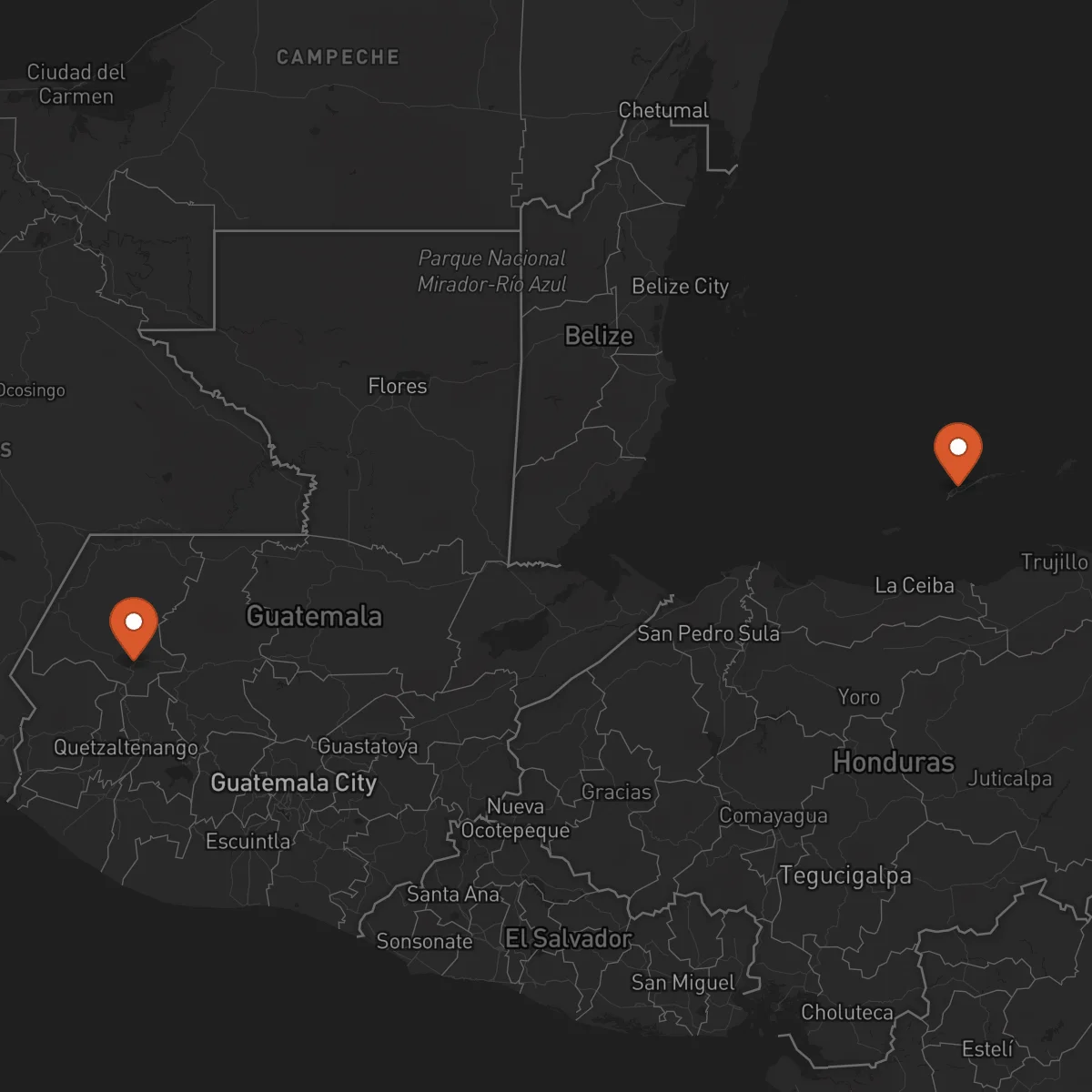 Ruta Huehuetenango - Roatán