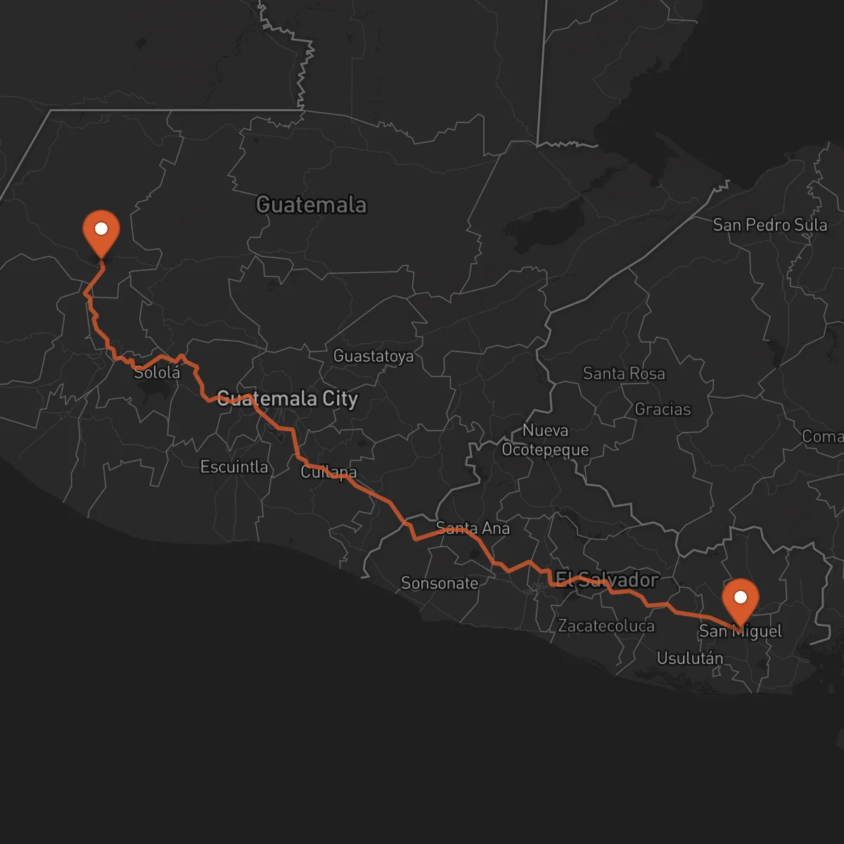 Ruta Huehuetenango - San Miguel