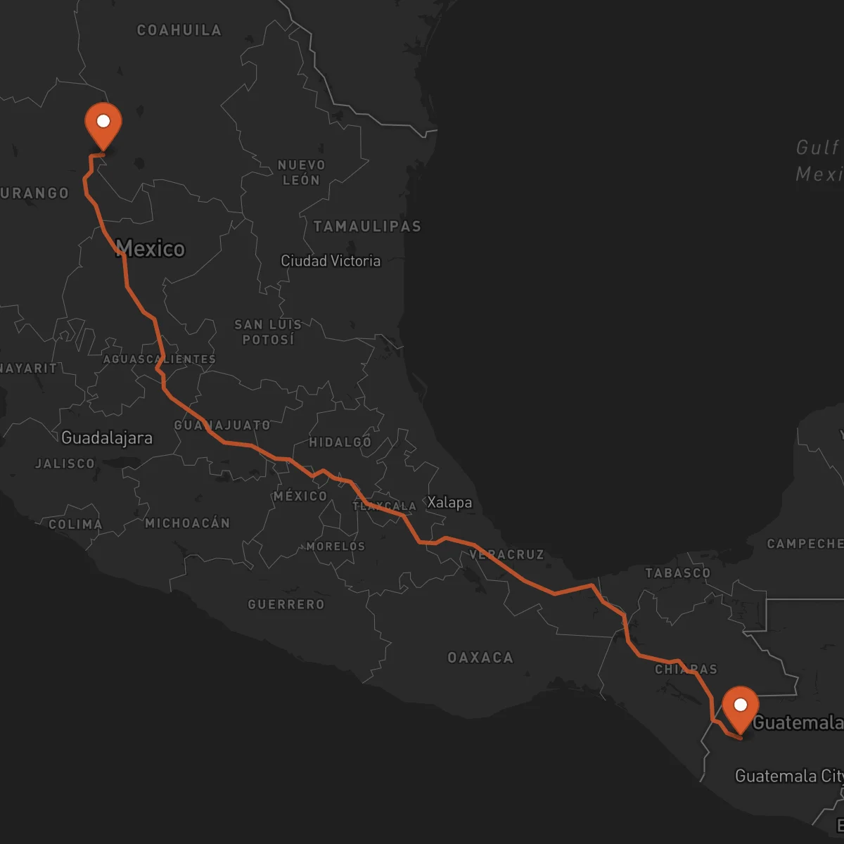 Ruta Huehuetenango - Torreón