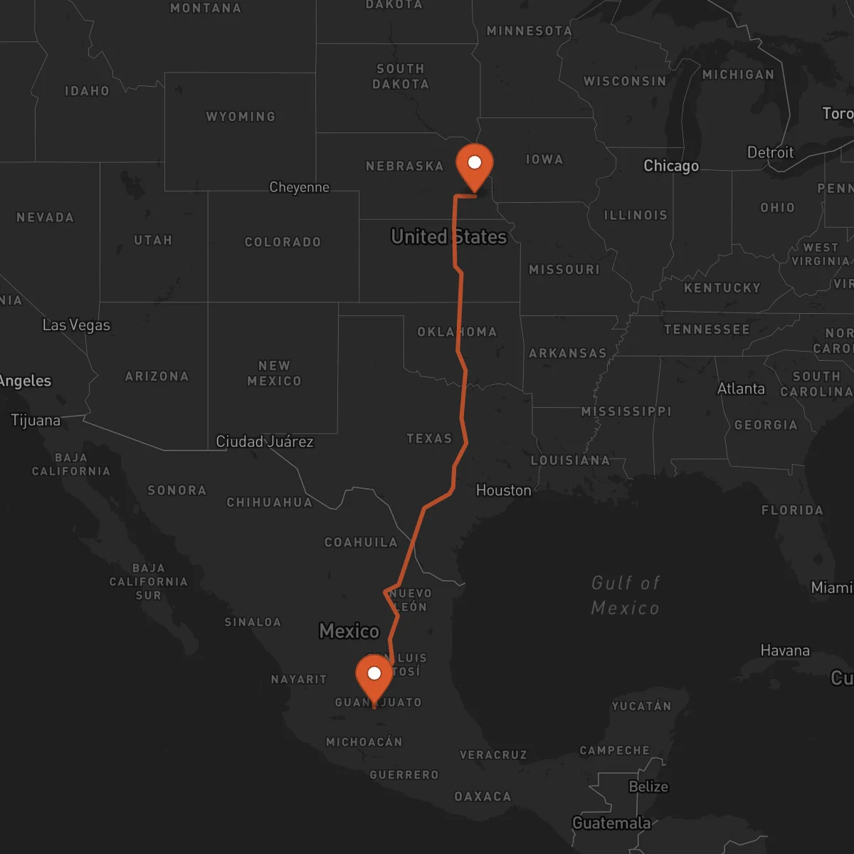 Ruta Lincoln - Irapuato