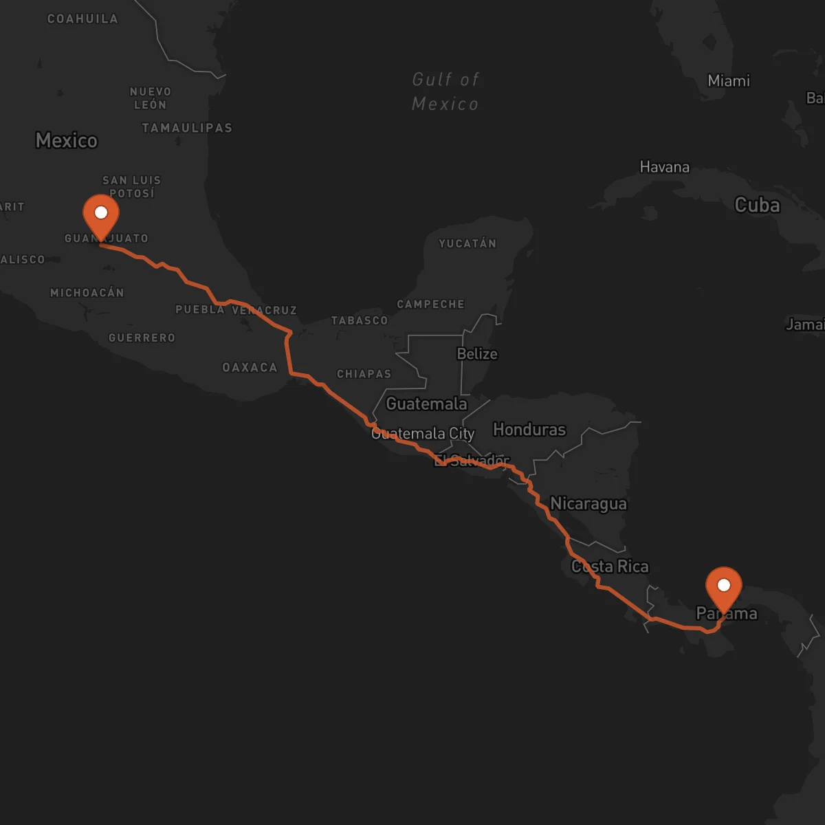Ruta Penonomé - Irapuato
