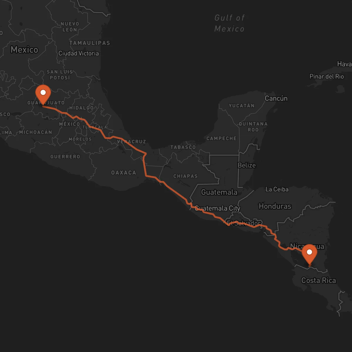 Ruta San Carlos - Irapuato