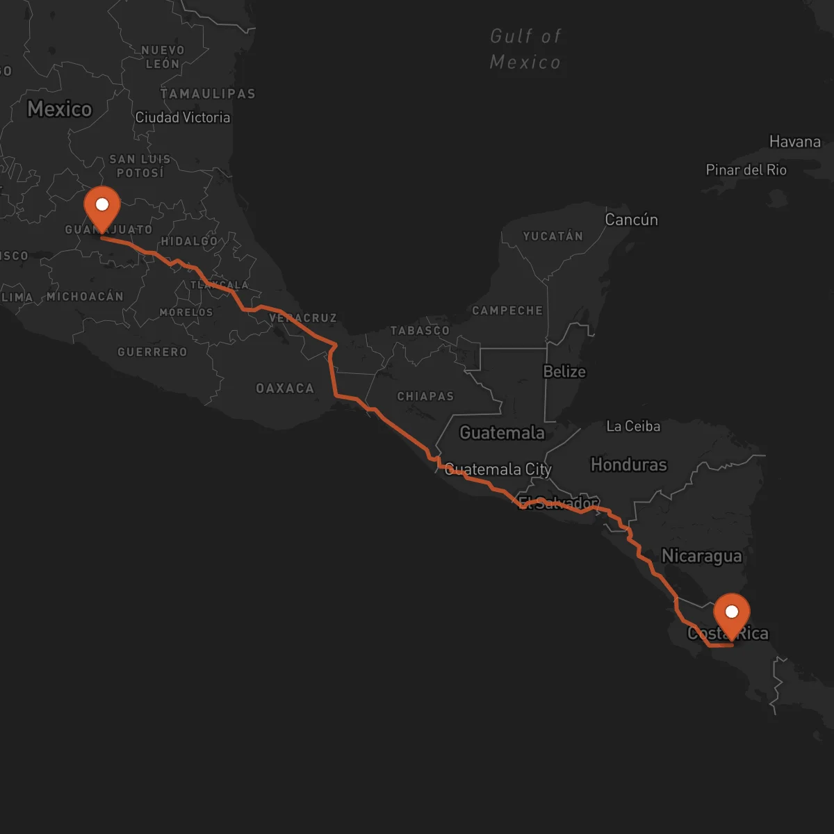 Ruta Irapuato - San José