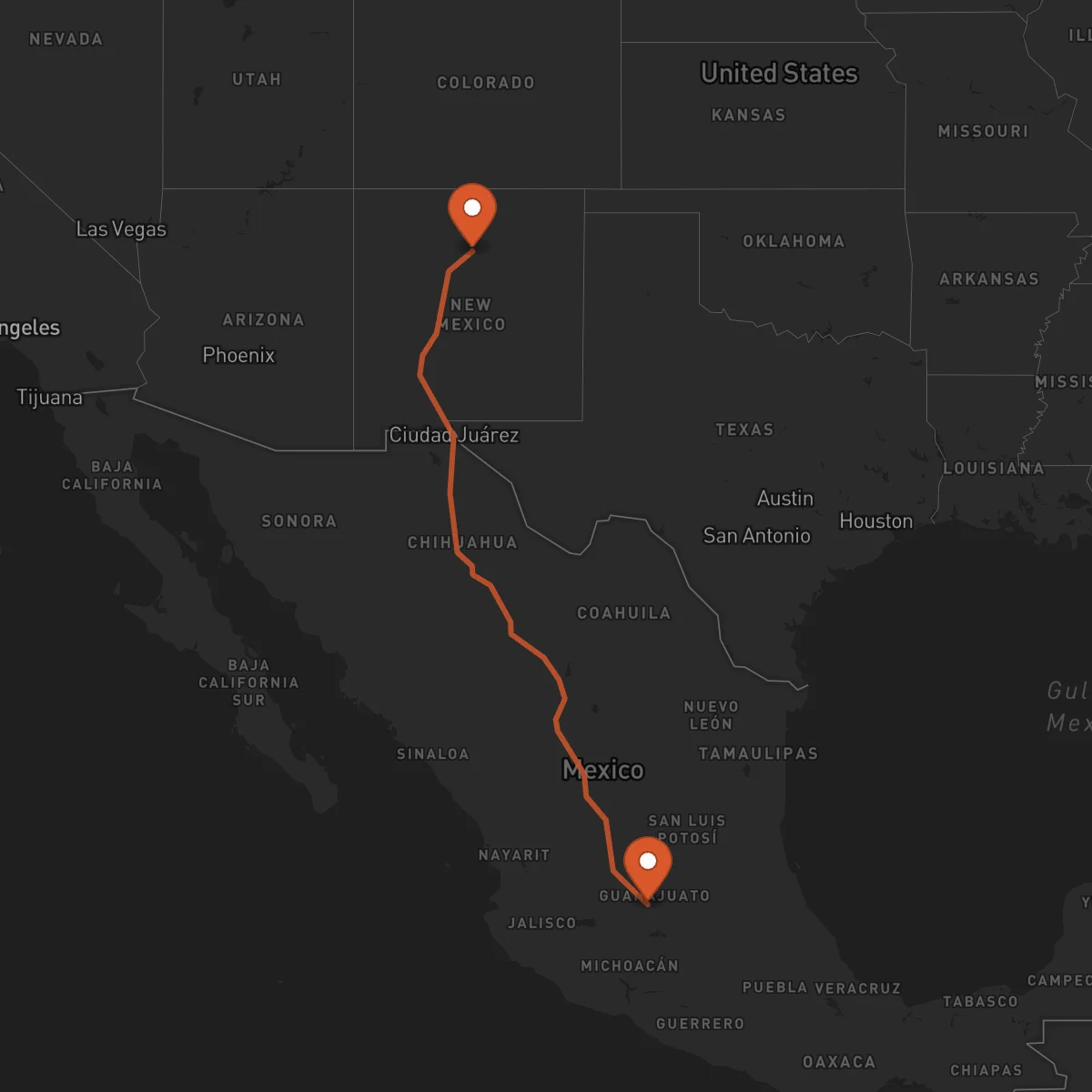 Ruta Santa Fe - Irapuato