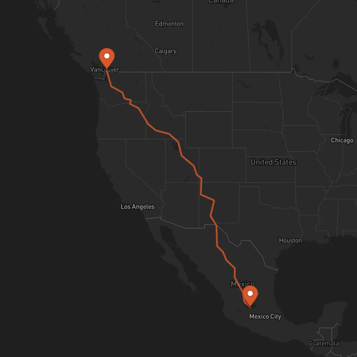 Ruta Surrey - Irapuato