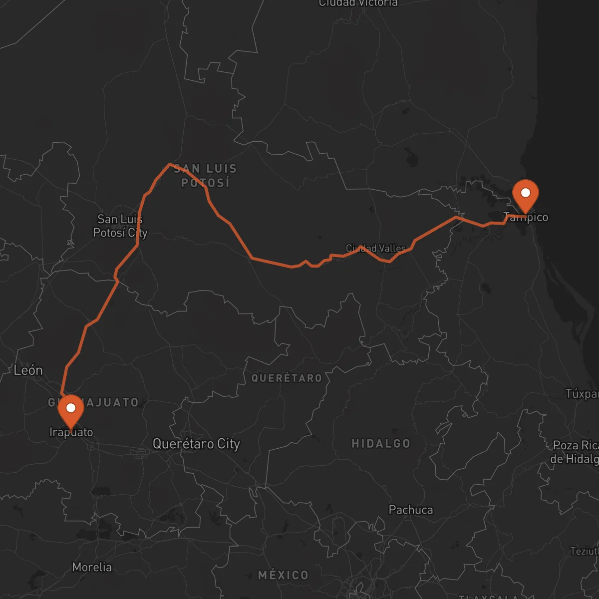 Ruta Tampico - Irapuato