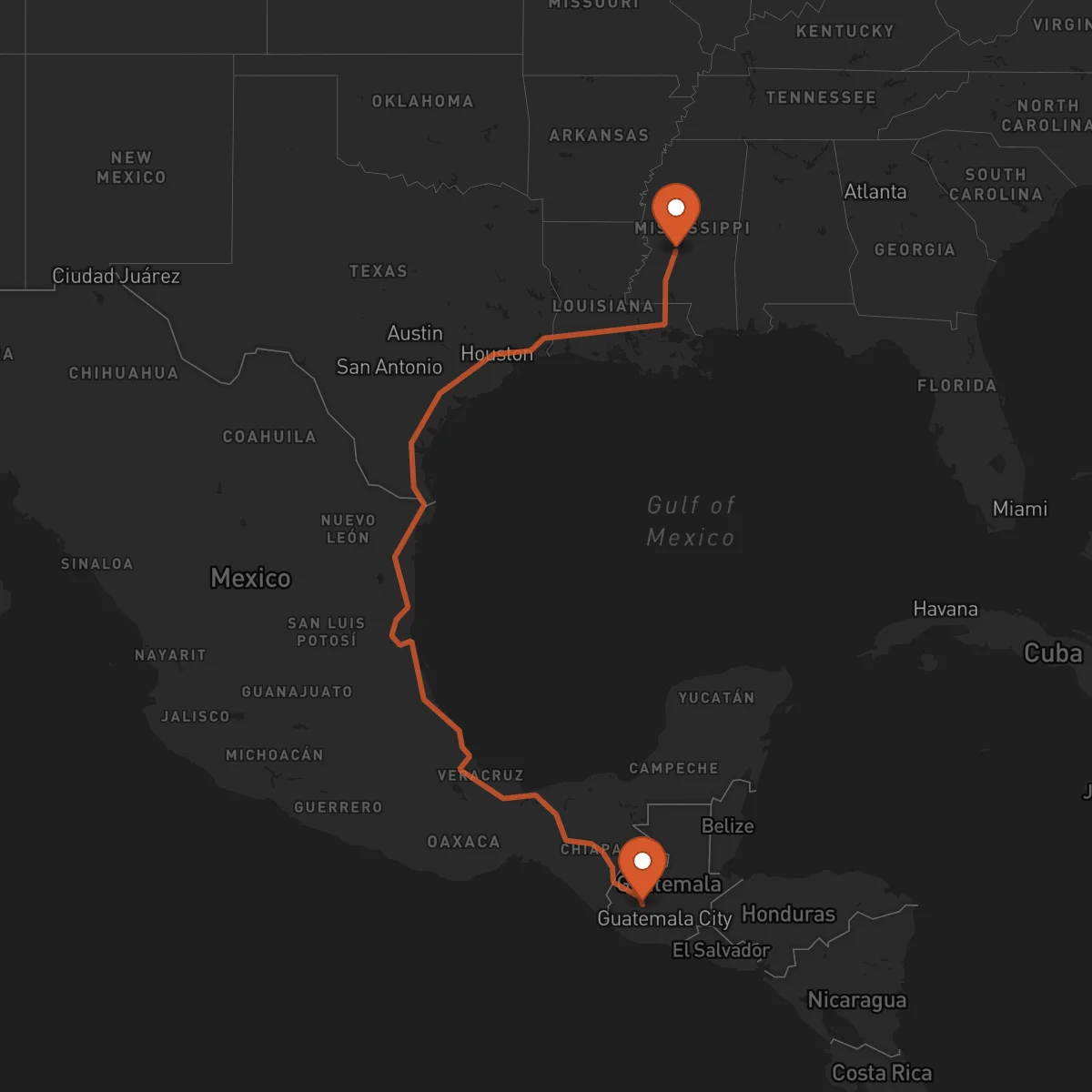 Ruta Santa Cruz del Quiché - Jackson