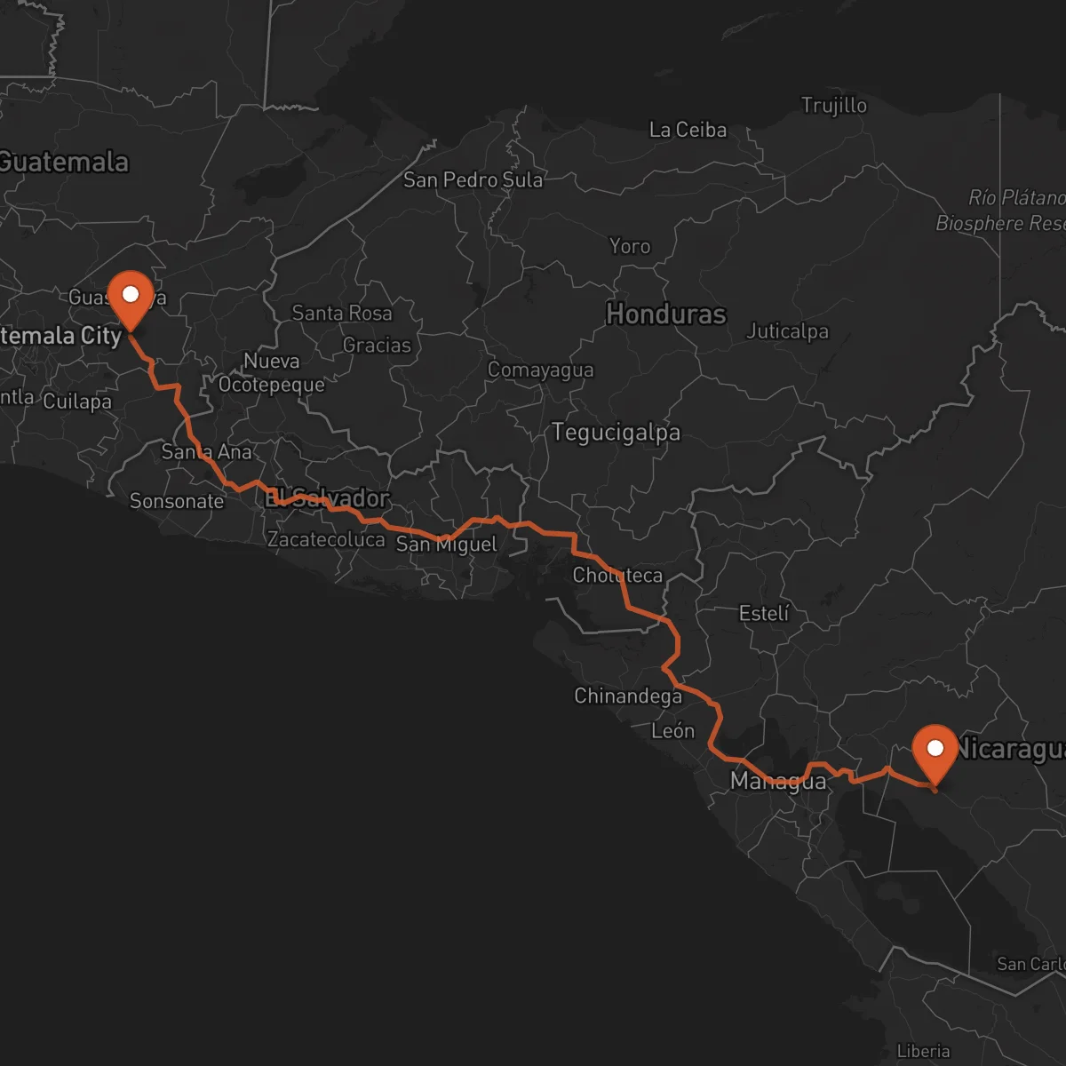 Ruta Jalapa - Juigalpa