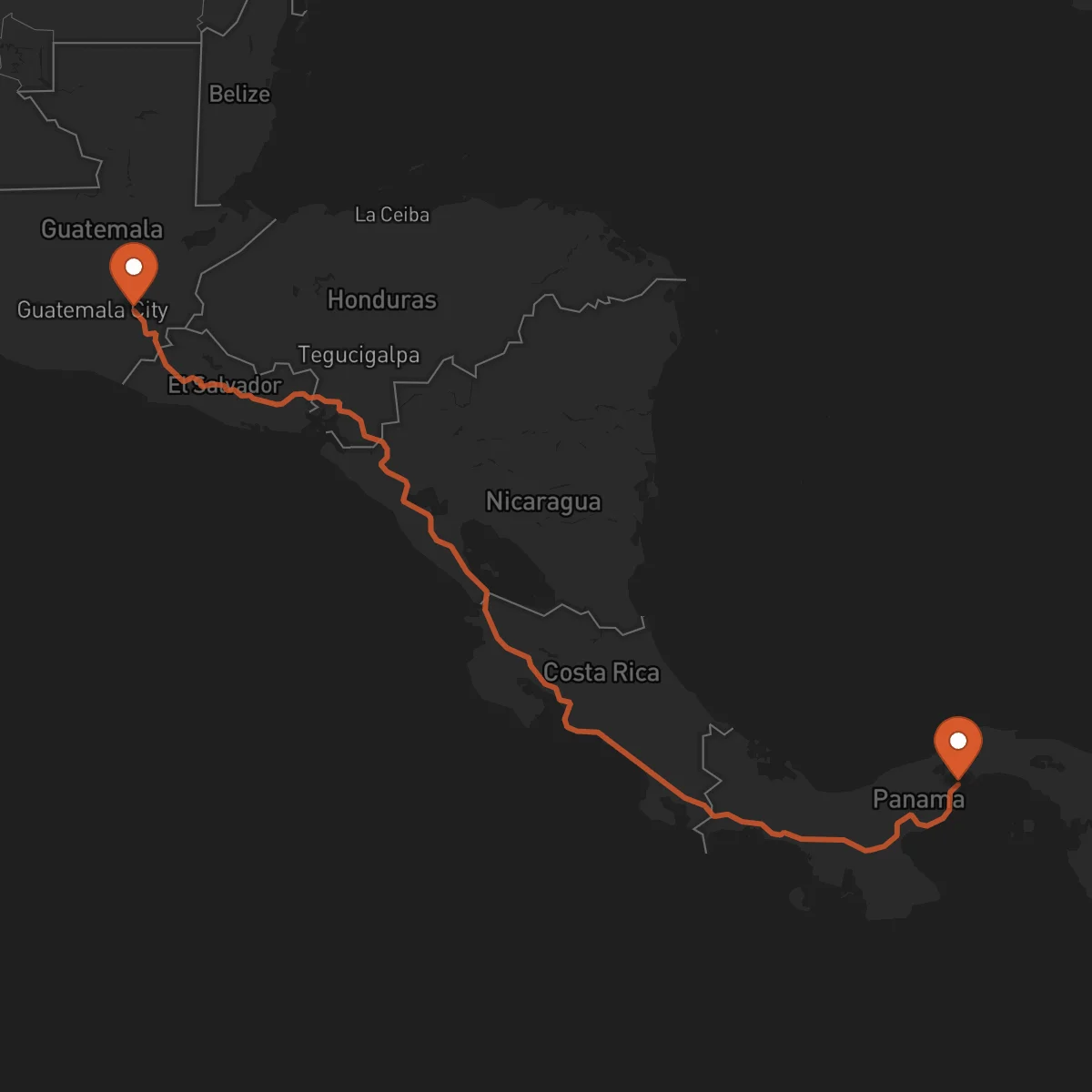 Ruta Jalapa - La Chorrera