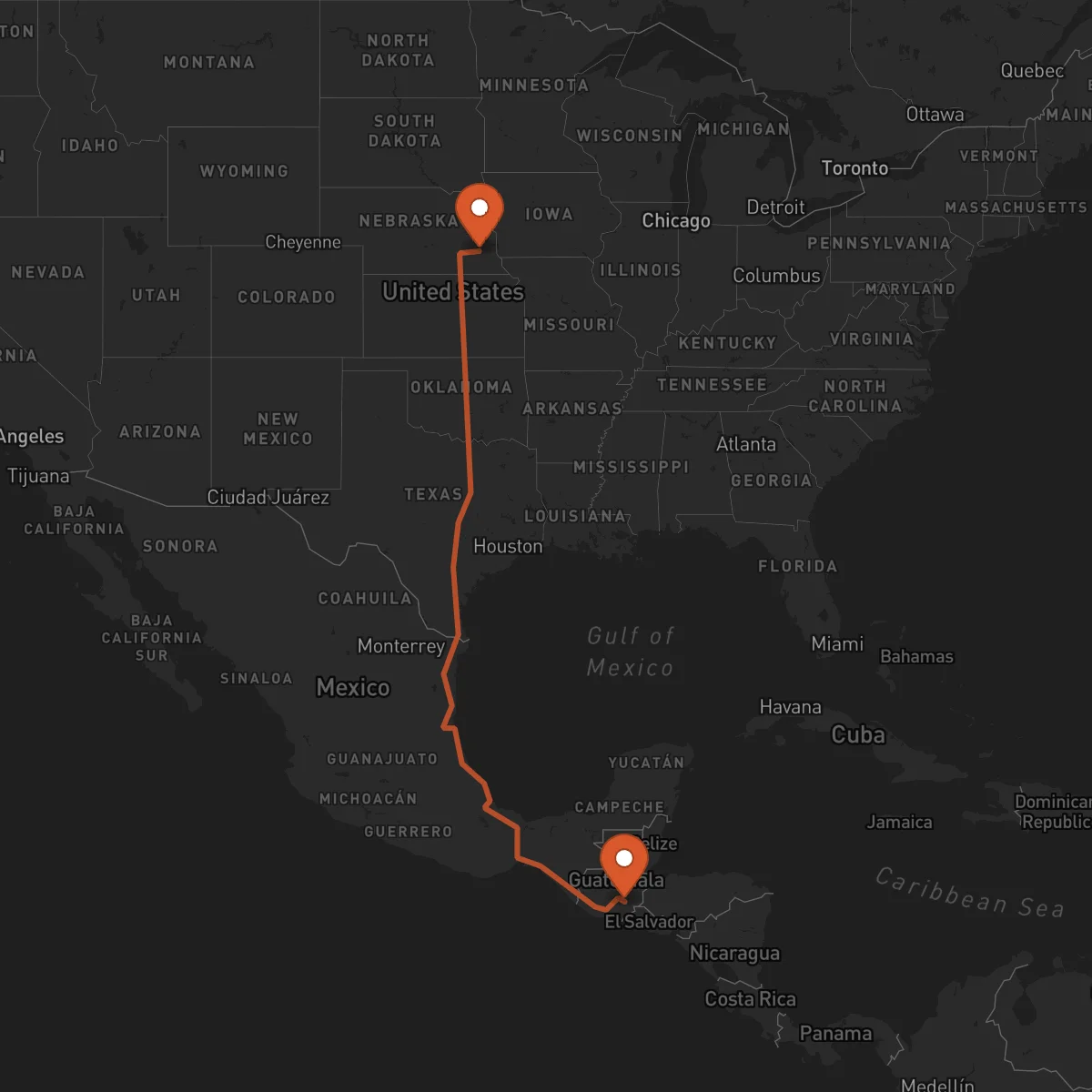 Ruta Lincoln - Jalapa