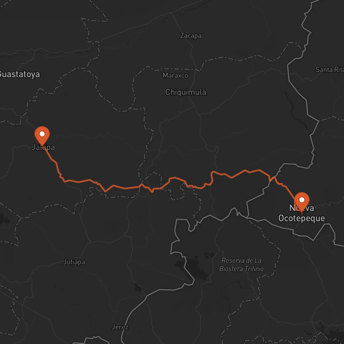 Ruta Ocotepeque - Jalapa