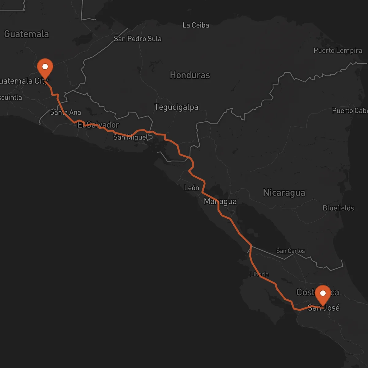 Ruta Jalapa - San José