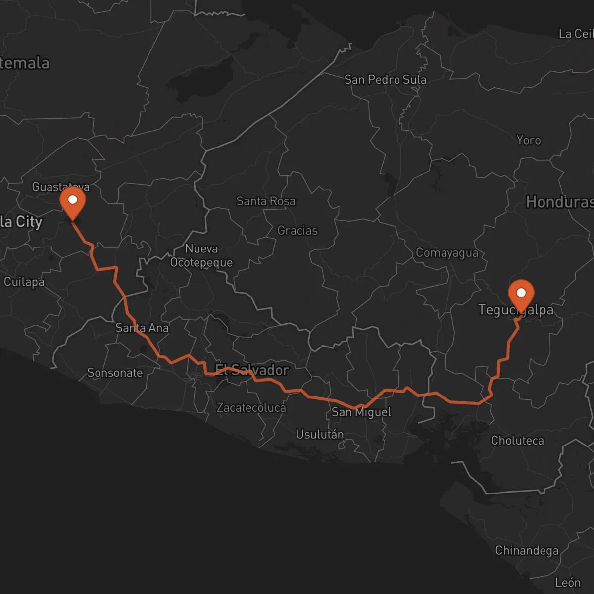 Ruta Jalapa - Tegucigalpa
