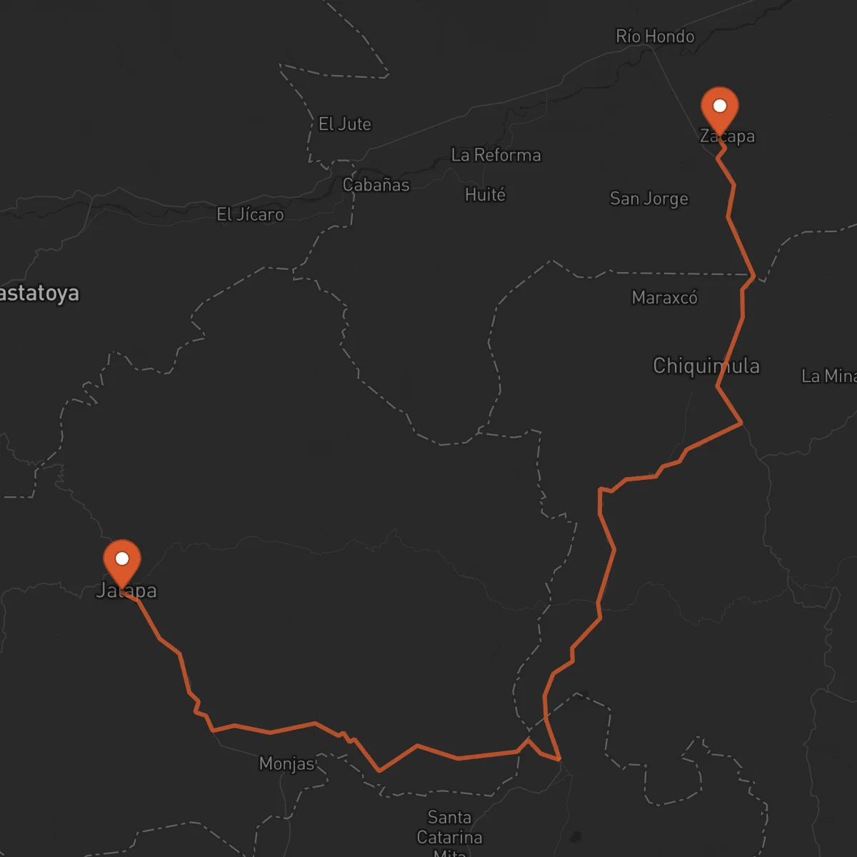 Ruta Zacapa - Jalapa