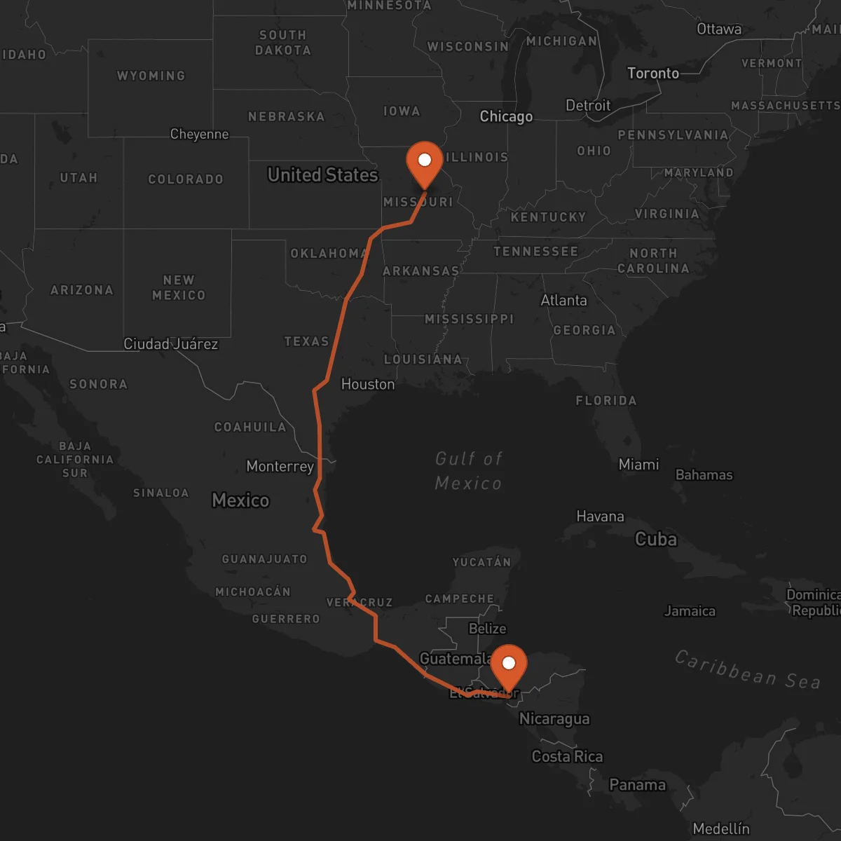 Ruta Nacaome - Jefferson City