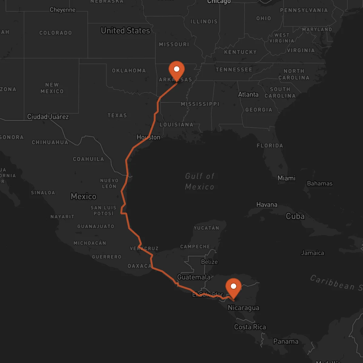 Ruta Jinotega - Little Rock