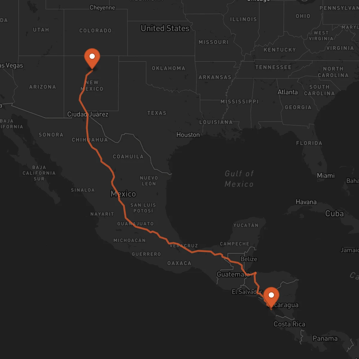 Ruta Santa Fe - Jinotepe