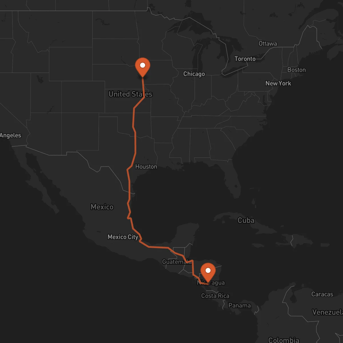 Ruta Omaha - Juigalpa