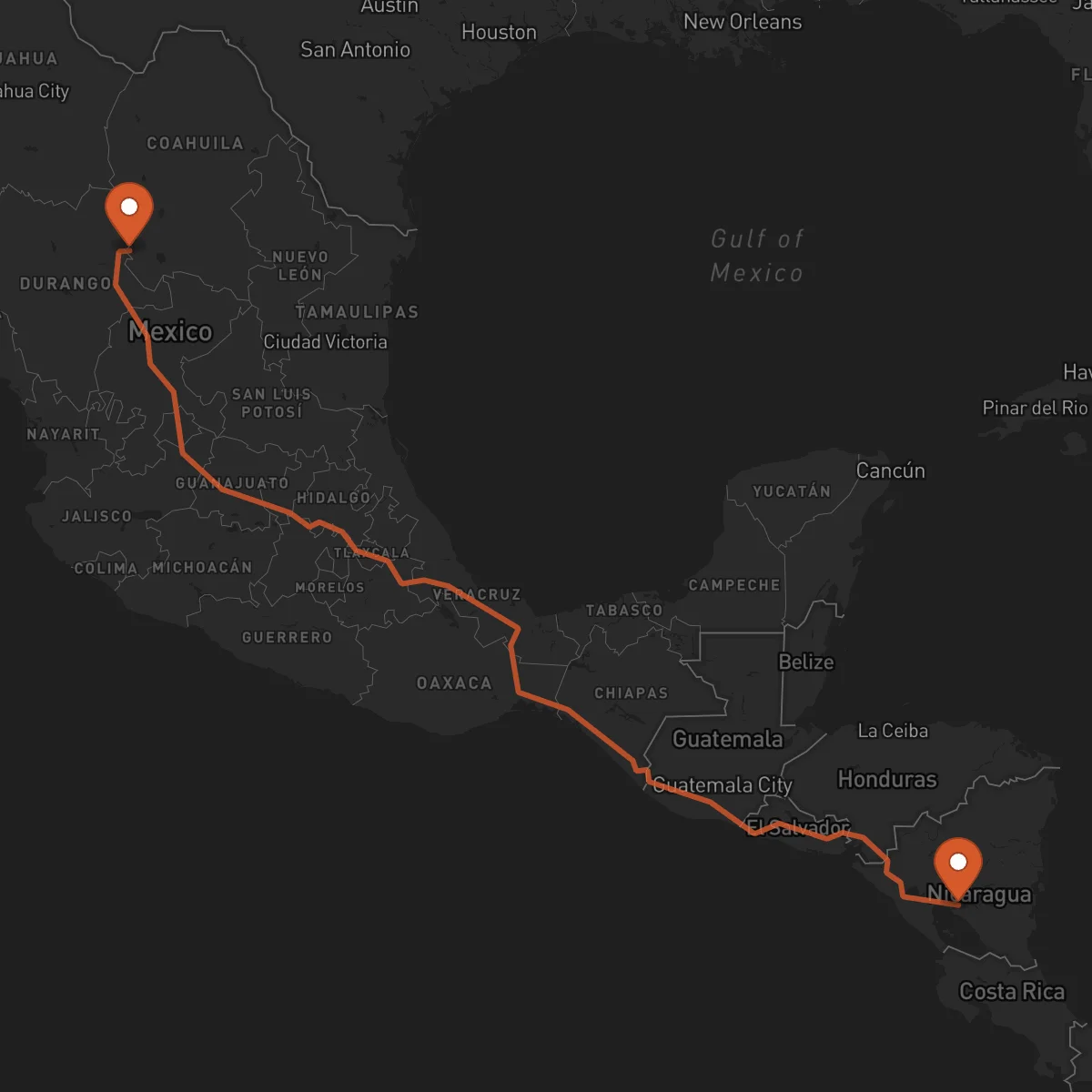 Ruta Juigalpa - Torreón