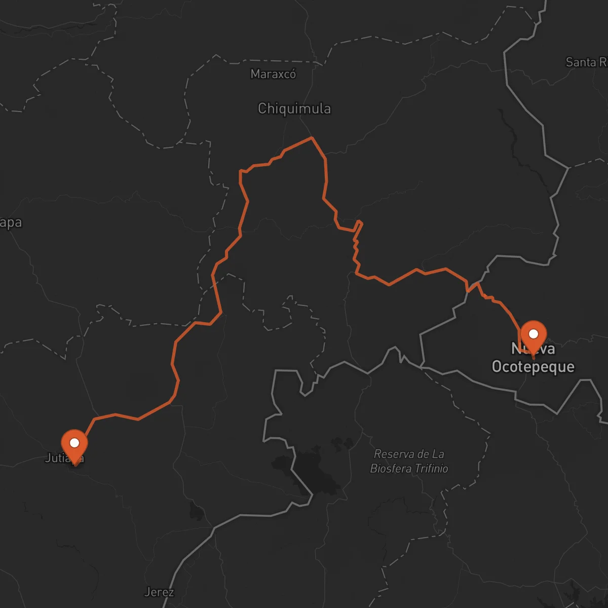 Ruta Ocotepeque - Jutiapa