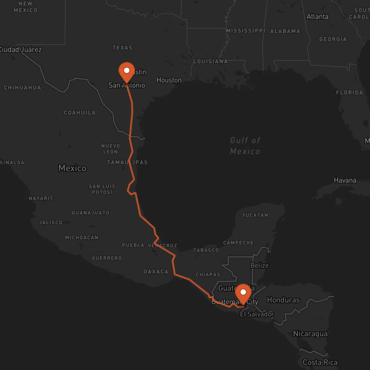 Ruta Jutiapa - San Antonio