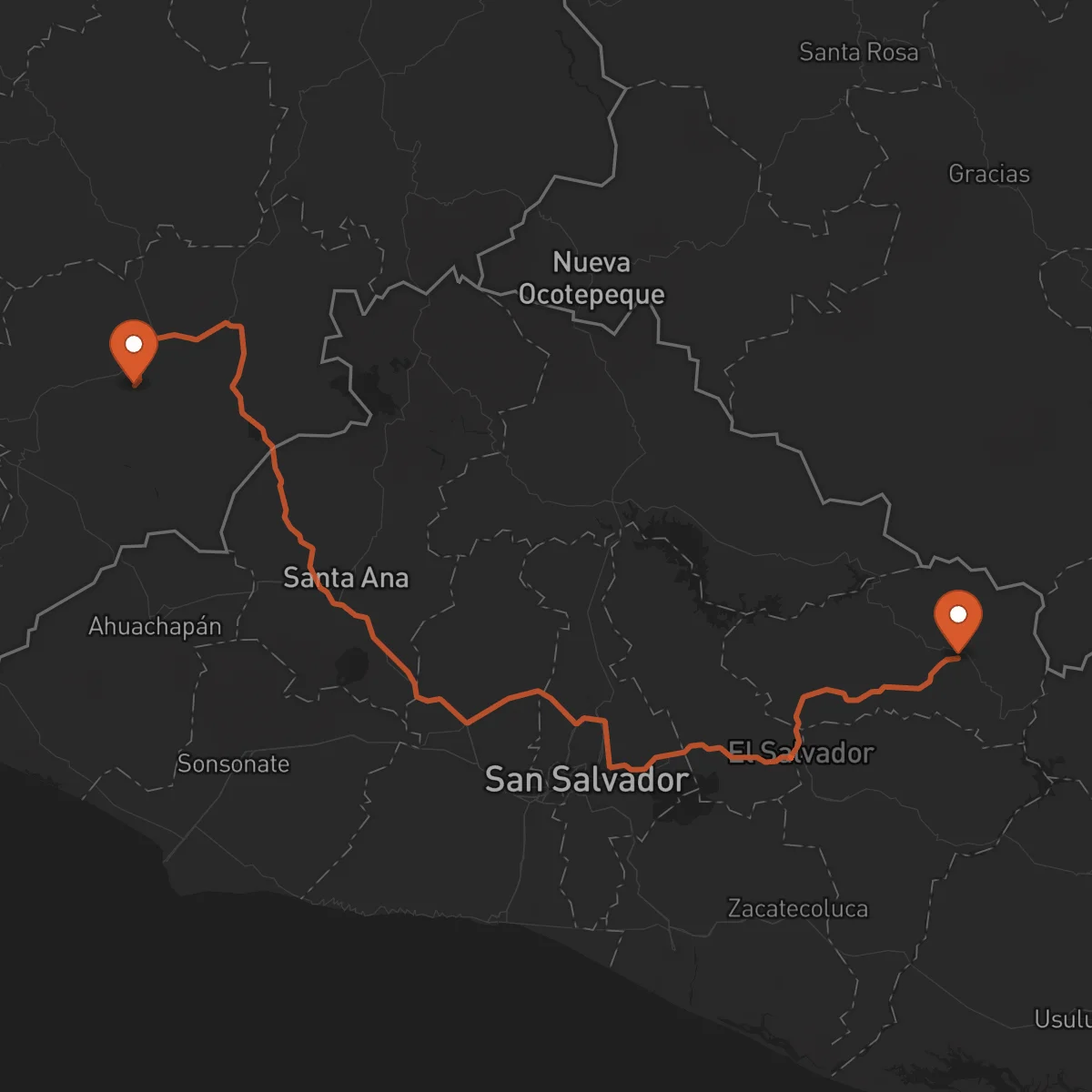 Ruta Jutiapa - Sensuntepeque