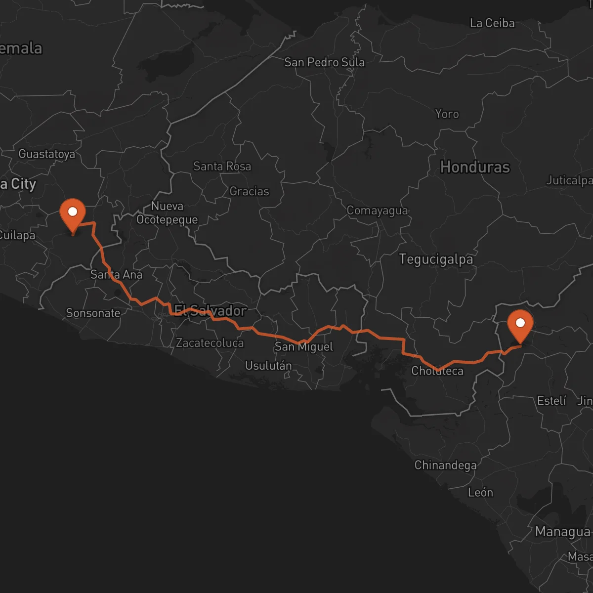Ruta Jutiapa - Somoto