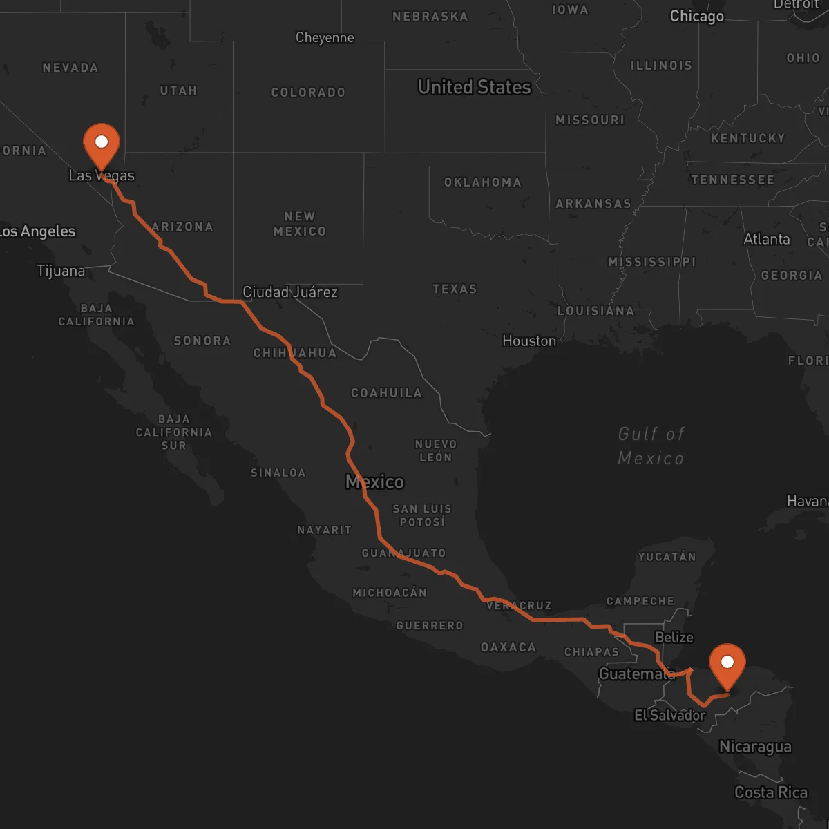 Ruta Juticalpa - Las Vegas
