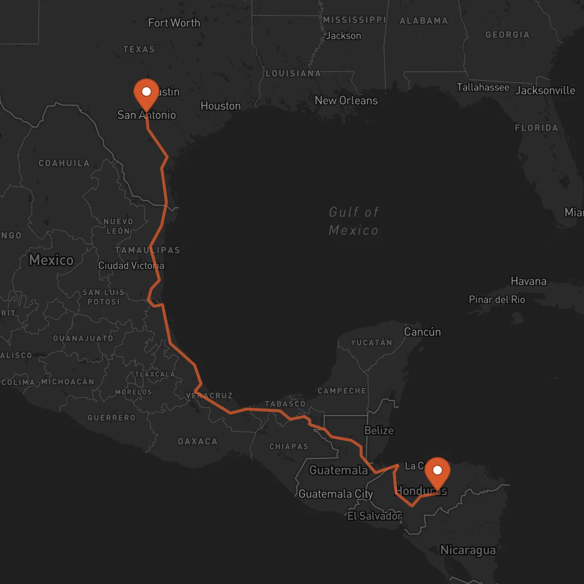 Ruta Juticalpa - San Antonio