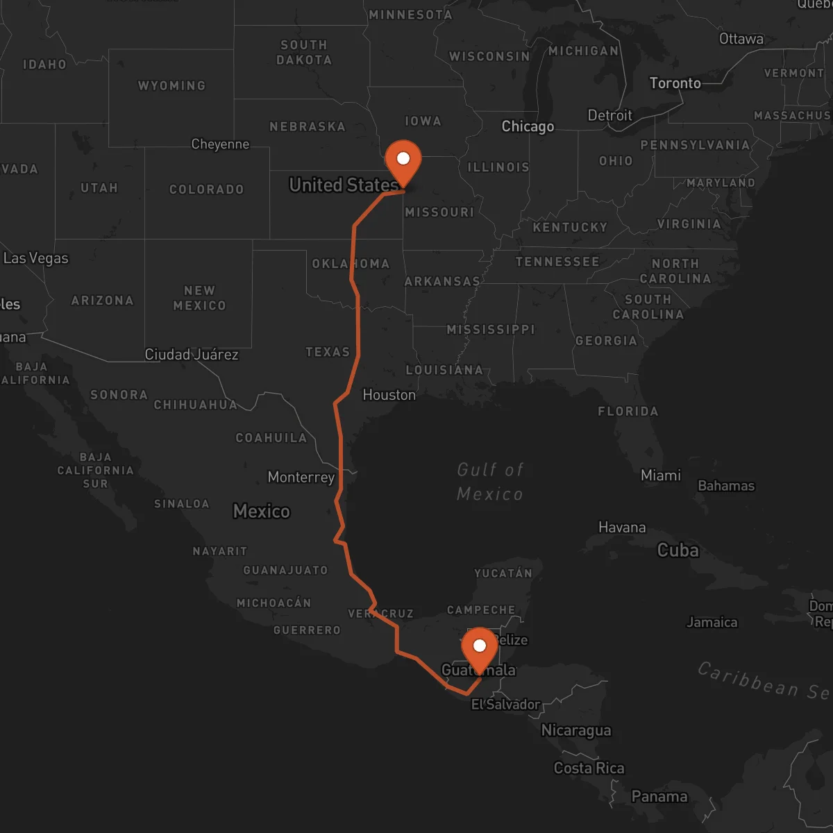 Ruta Salamá - Kansas City