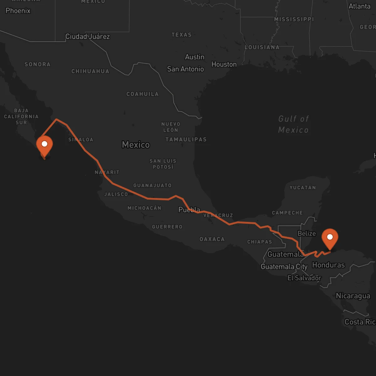 Ruta Los Cabos - La Ceiba