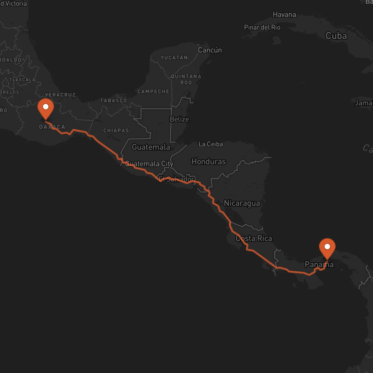 Ruta La Chorrera - Oaxaca de Juárez
