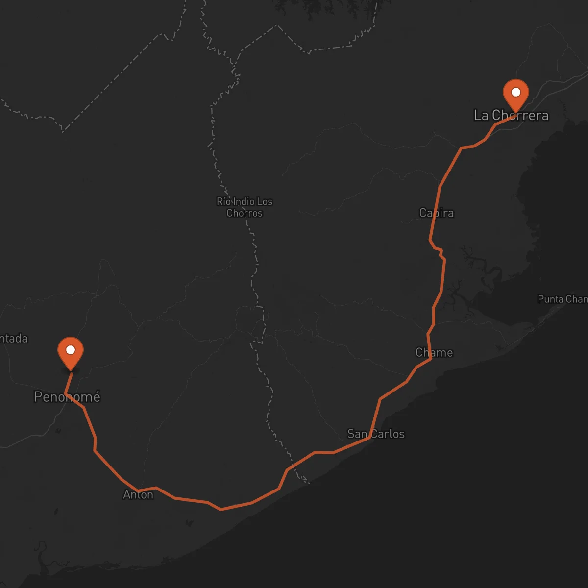 Ruta La Chorrera - Penonomé