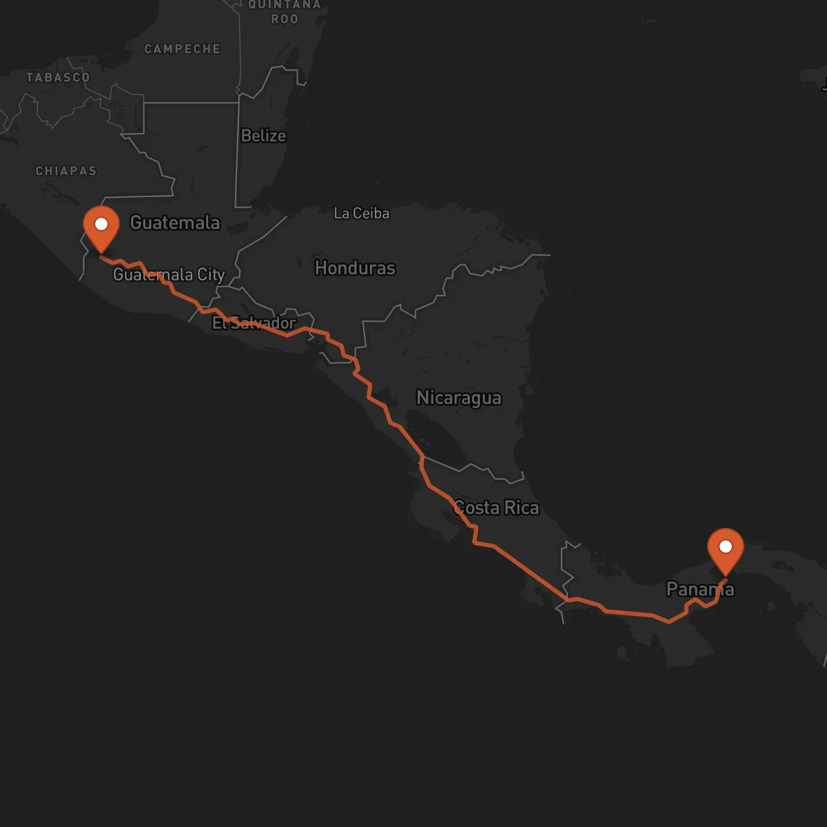 Ruta La Chorrera - San Marcos