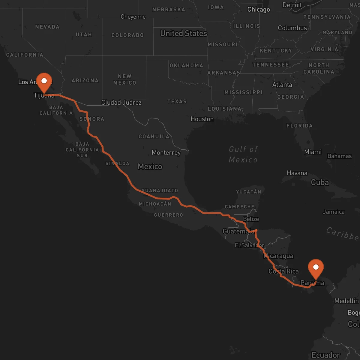 Ruta Tijuana - La Chorrera