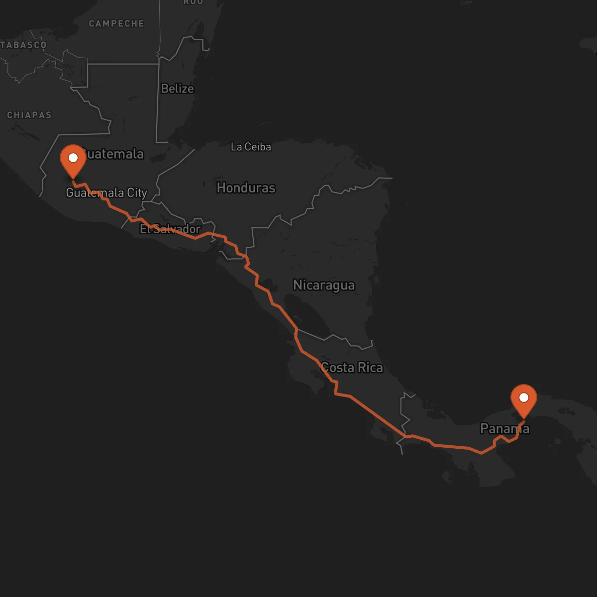 Ruta Totonicapán - La Chorrera