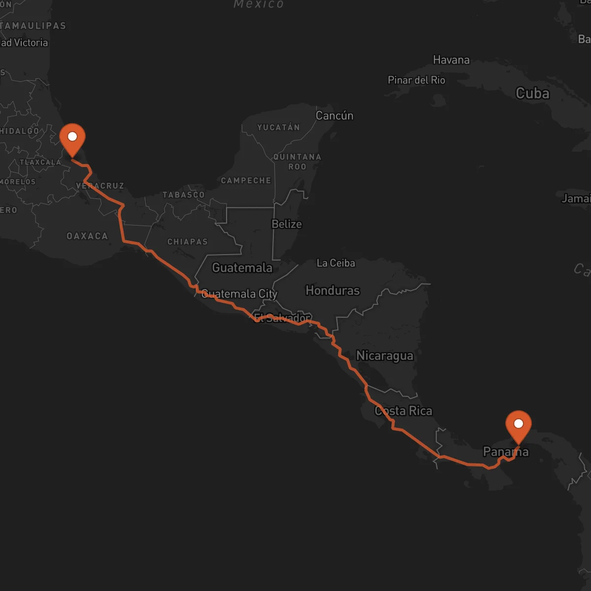 Ruta La Chorrera - Xalapa