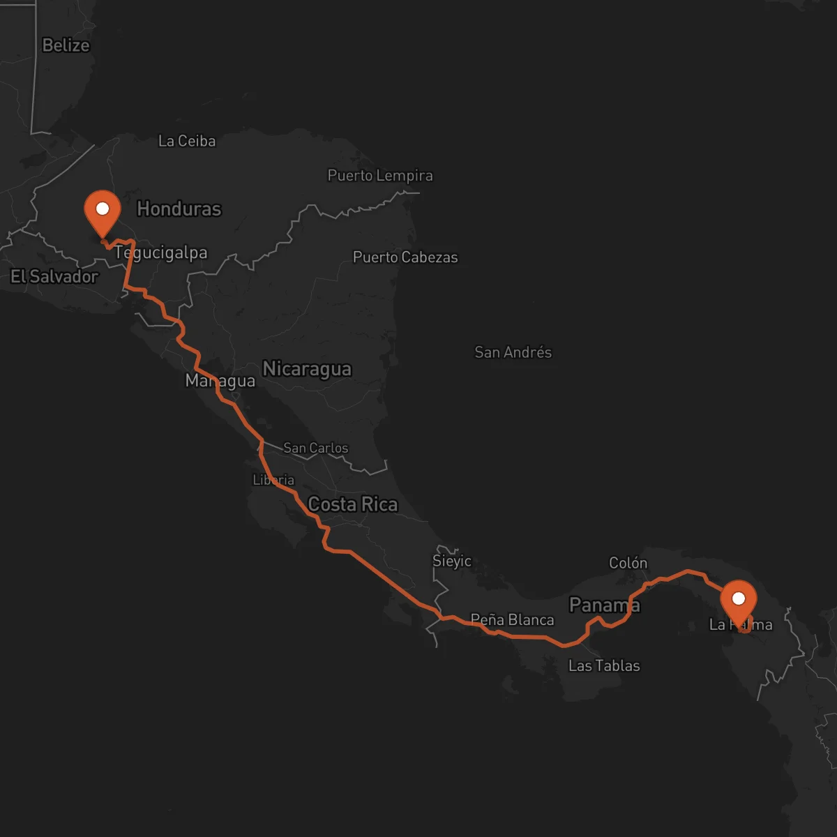 Ruta La Esperanza - La Palma