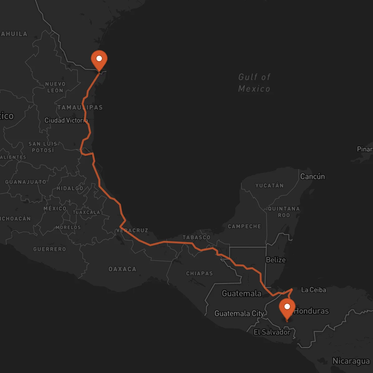 Ruta La Esperanza - Matamoros