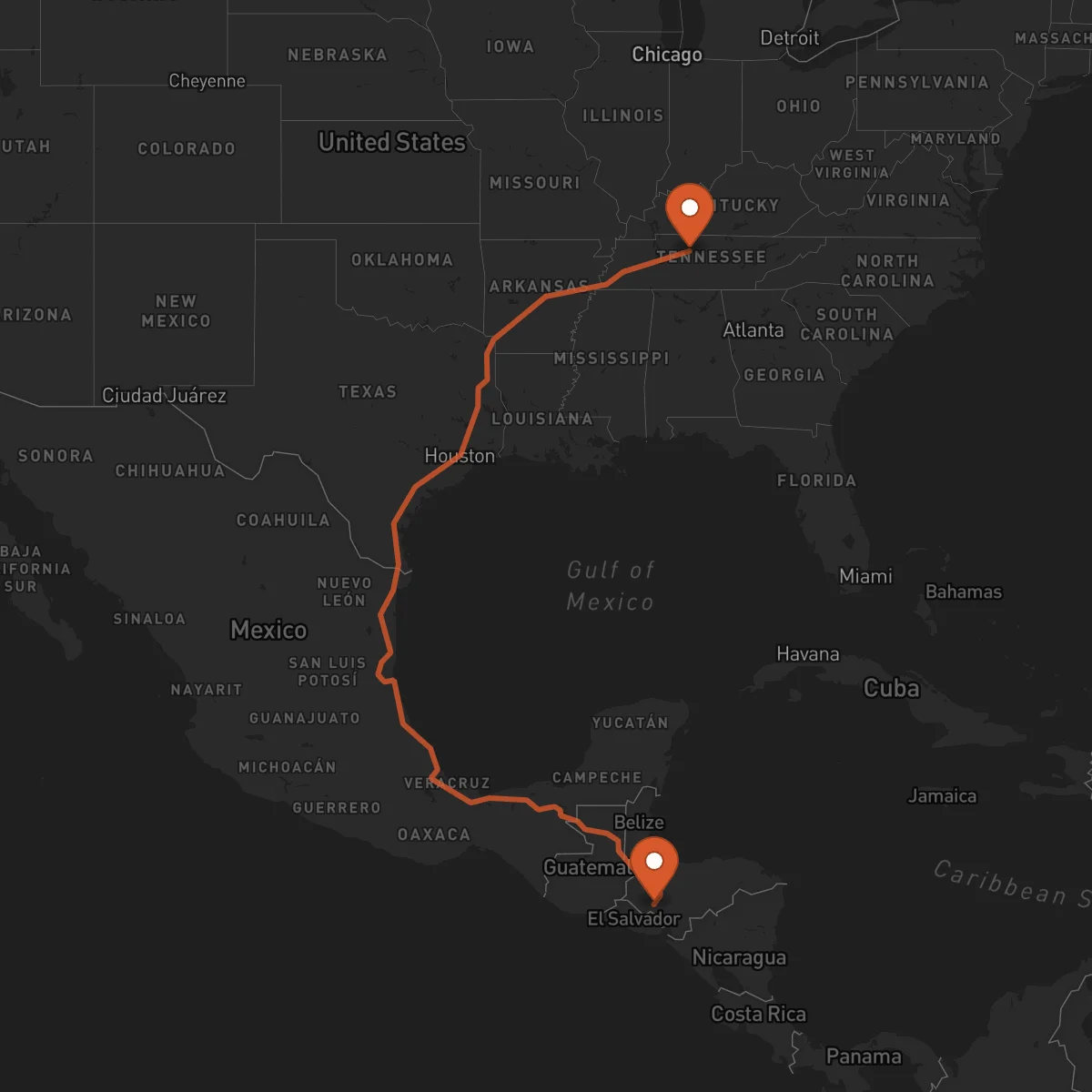 Ruta La Esperanza - Nashville