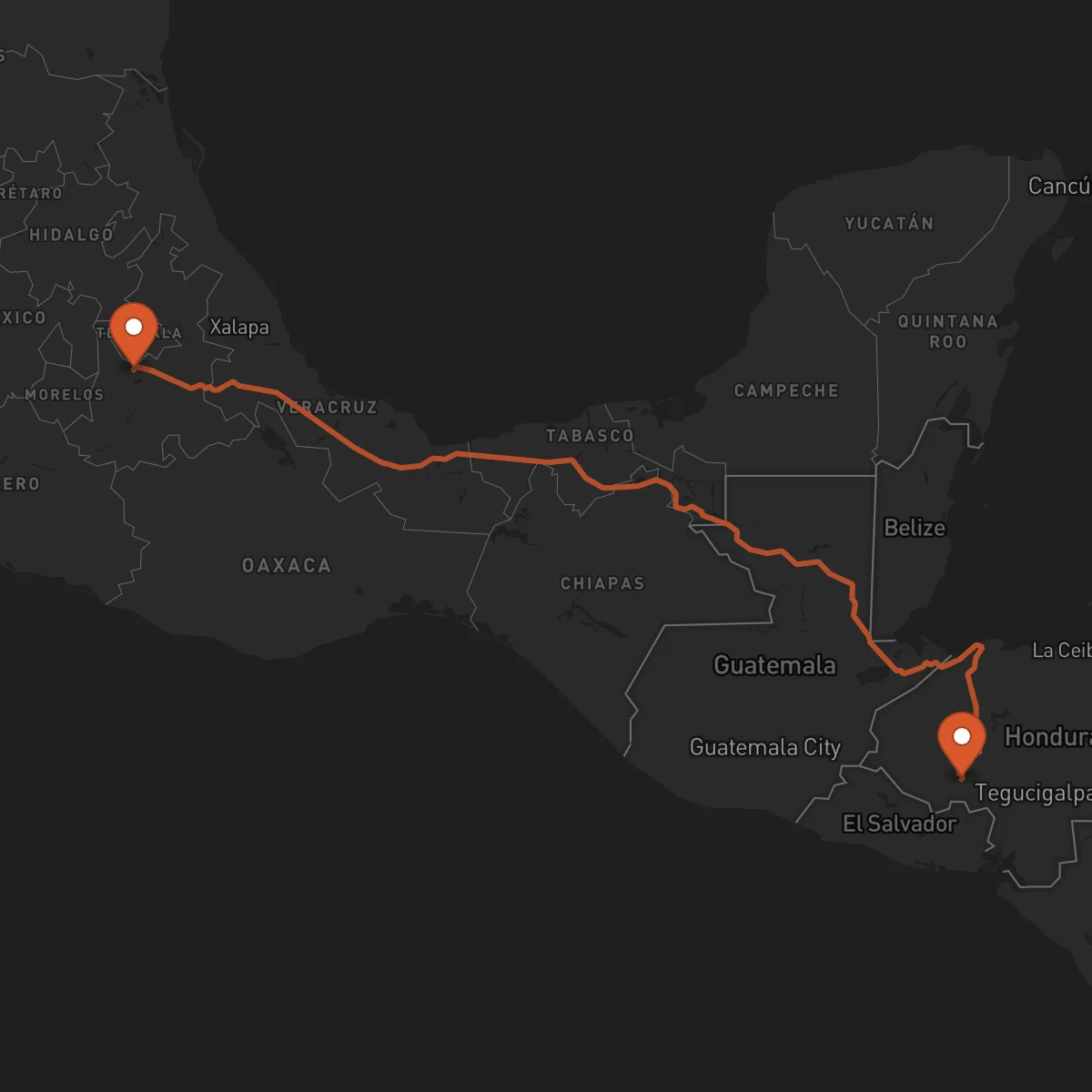 Ruta La Esperanza - Puebla de Zaragoza