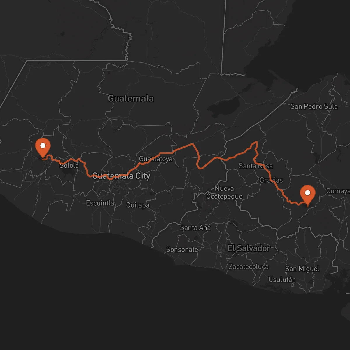 Ruta La Esperanza - Quetzaltenango