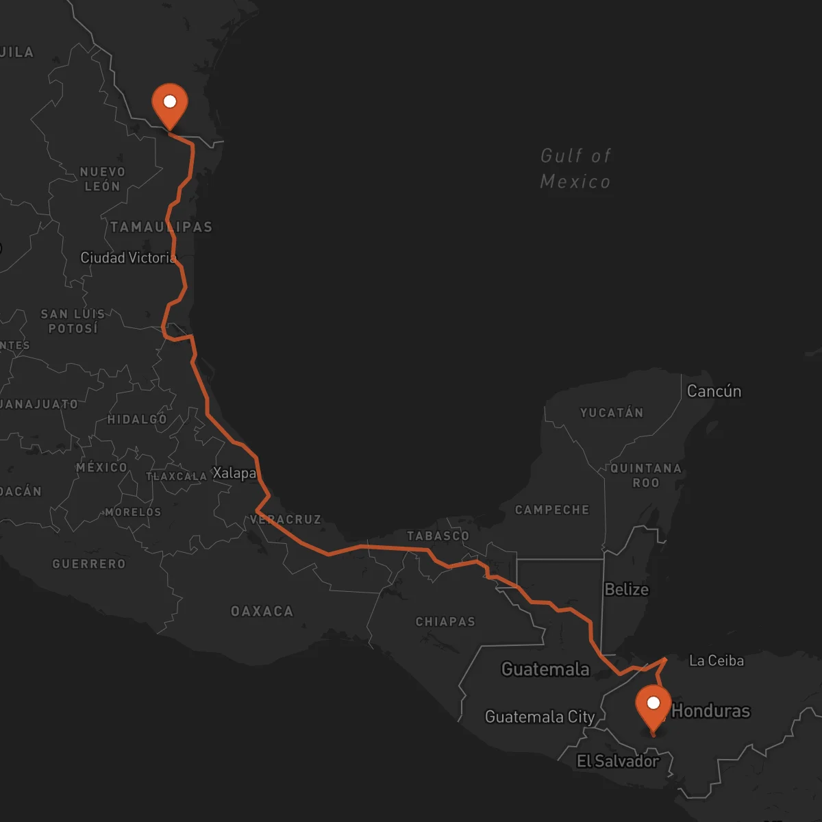Ruta Reynosa - La Esperanza