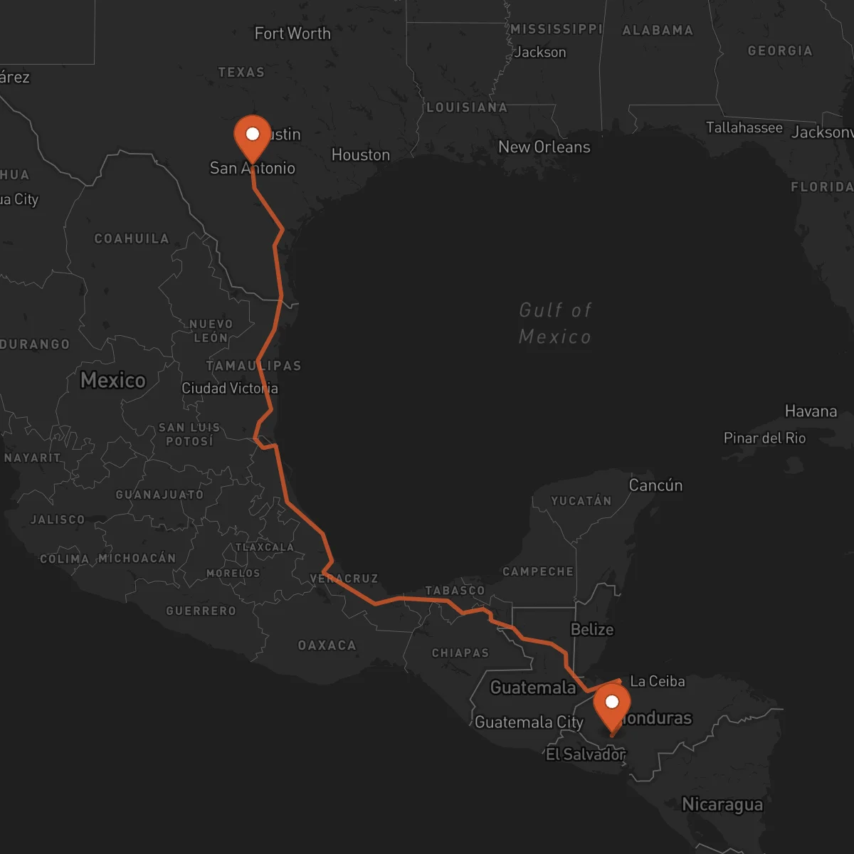 Ruta La Esperanza - San Antonio