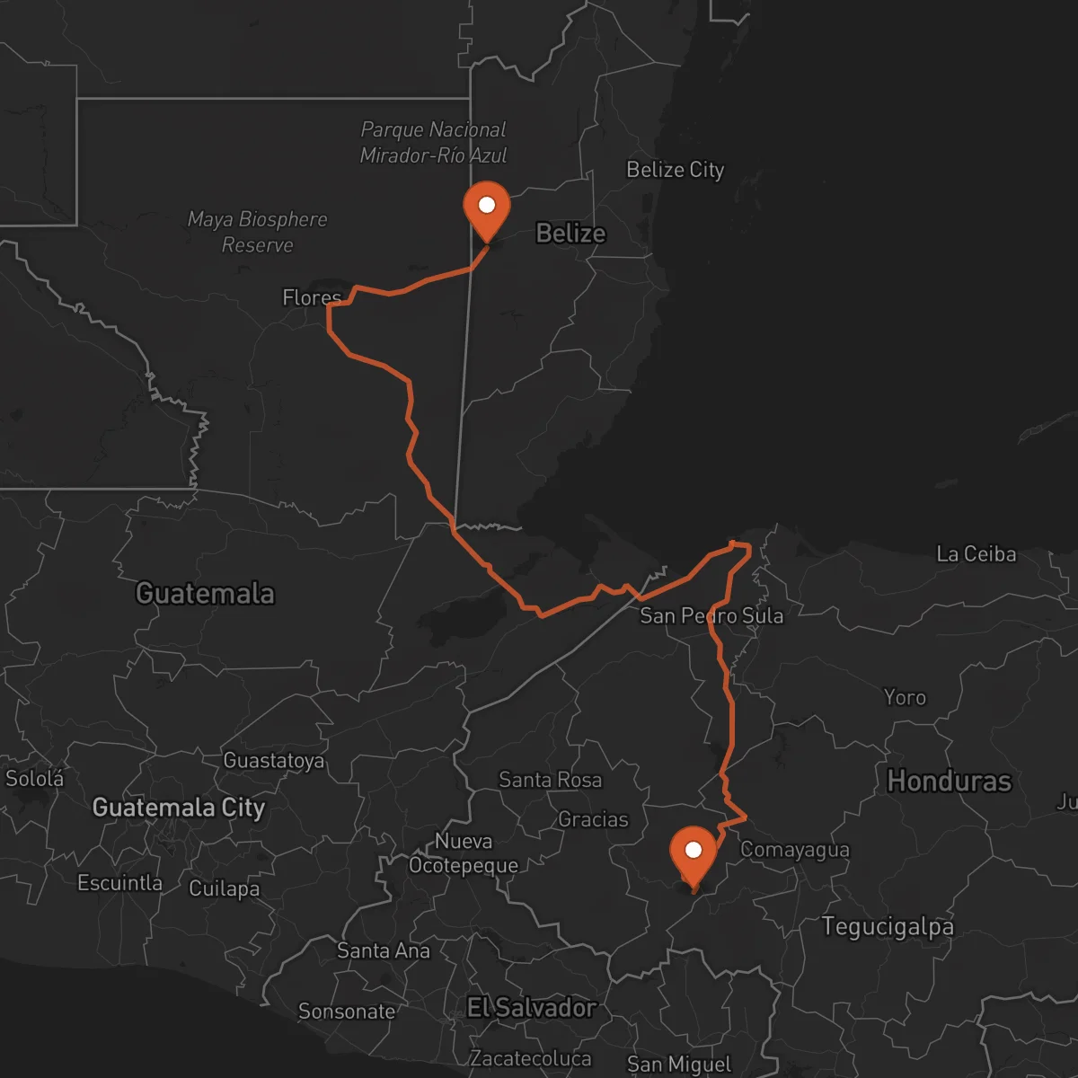 Ruta San Ignacio - La Esperanza