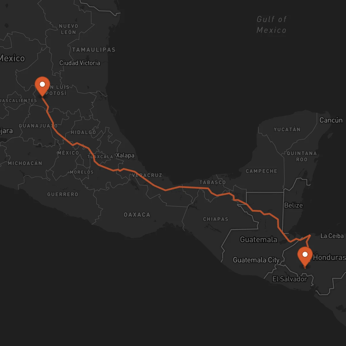 Ruta La Esperanza - San Luis Potosí