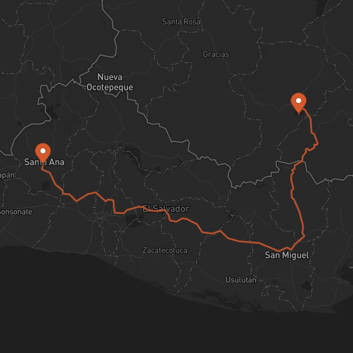 Ruta Santa Ana - La Esperanza