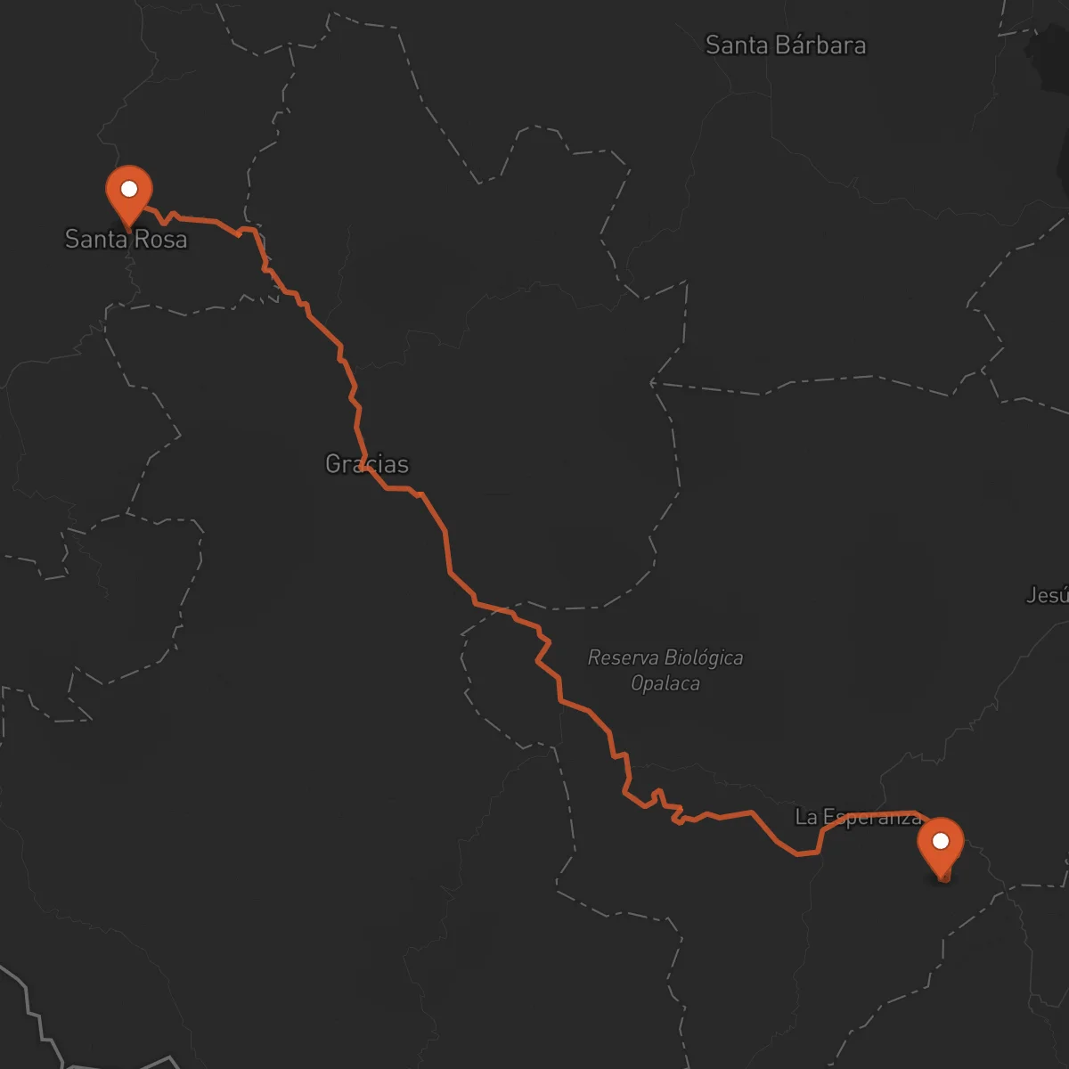 Ruta Santa Rosa de Copán - La Esperanza